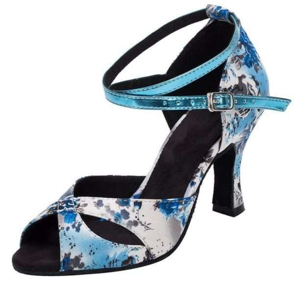 Light Blue white Florals  Shuangyan